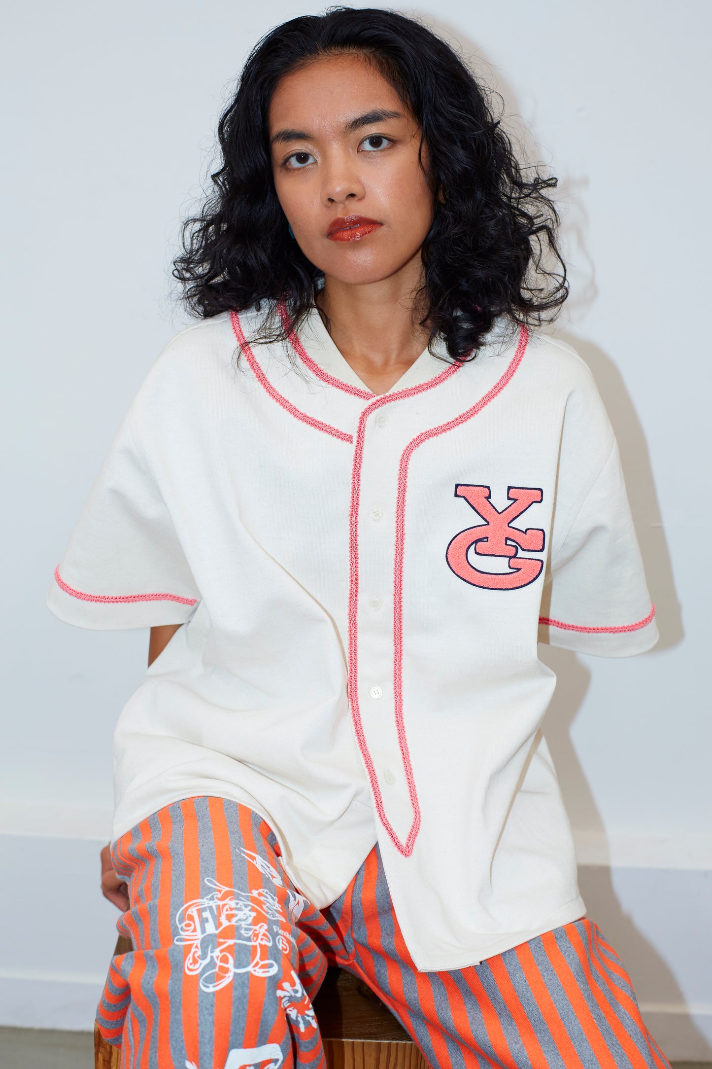 ベースボールシャツ｜アフロ