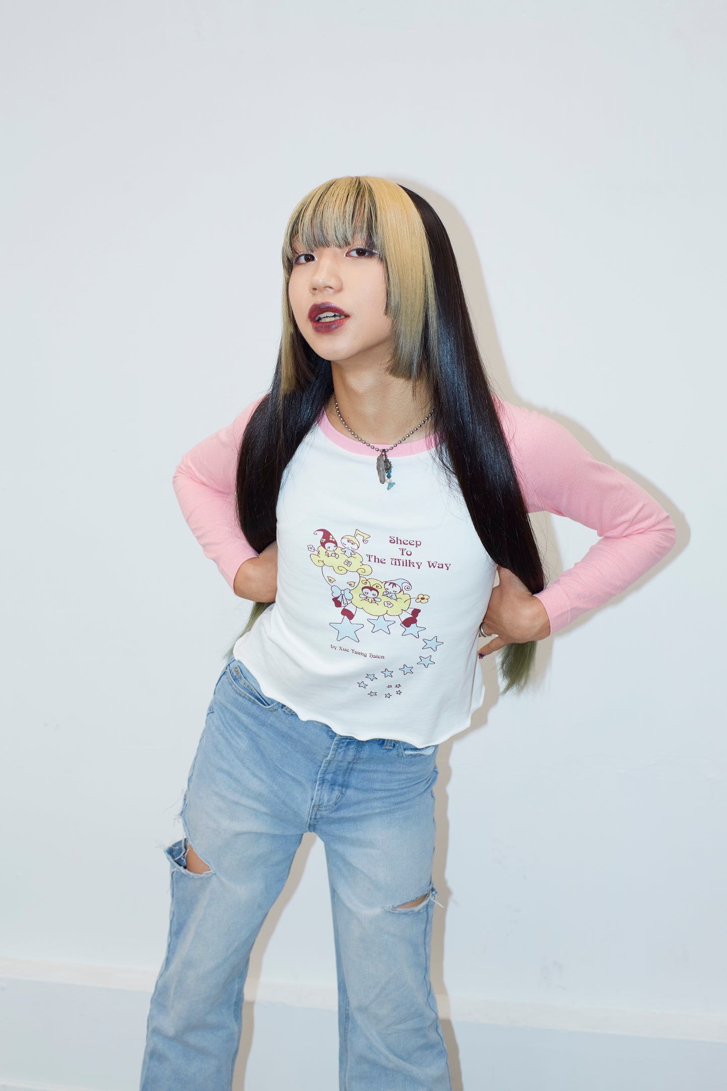 SHEEP×kaleidoscope store ラグランTシャツ by Xue Tsung Hsien